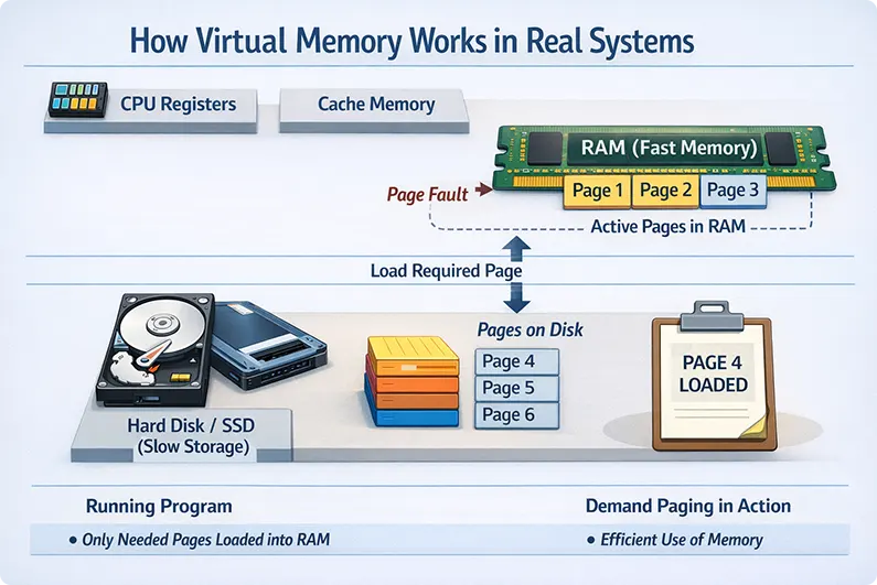 How Virtual memory works