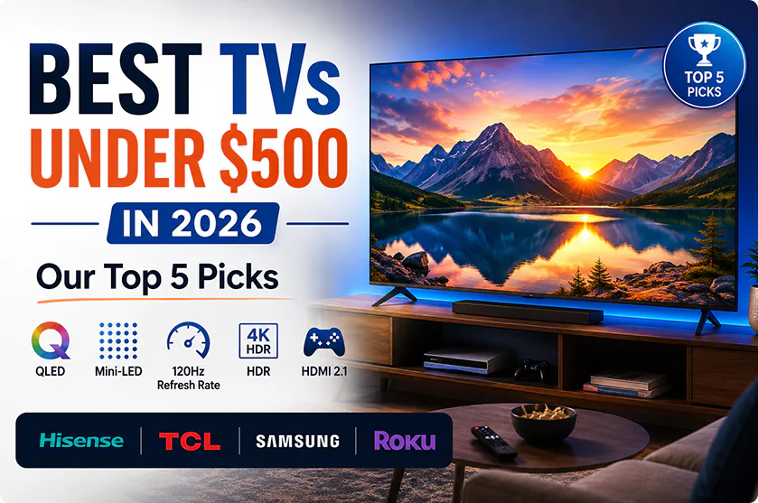 Best TVs under $500 in 2026